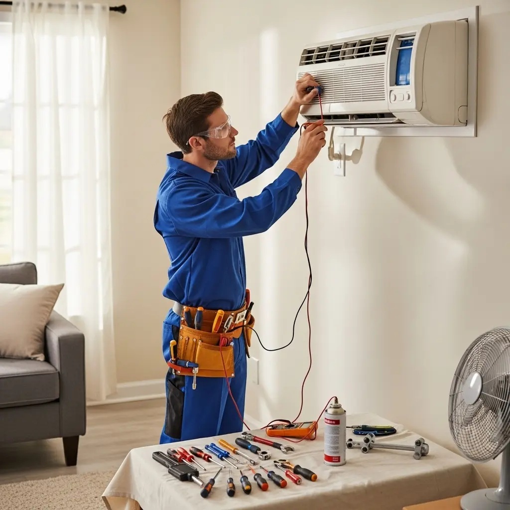 Yenimahalle Eminçelik Eminçelik klima gaz dolumu ve bakım – Enerji verimliliği artırıldı. - Teknik servis örneği